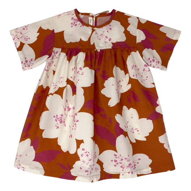 Flower Print Dress | Terracotta