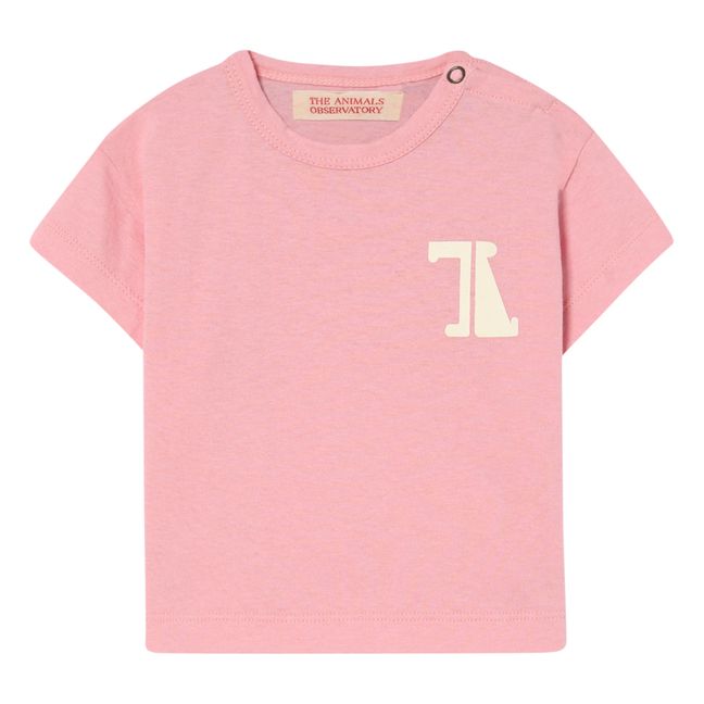 T-Shirt Logo Rooster | Rosa
