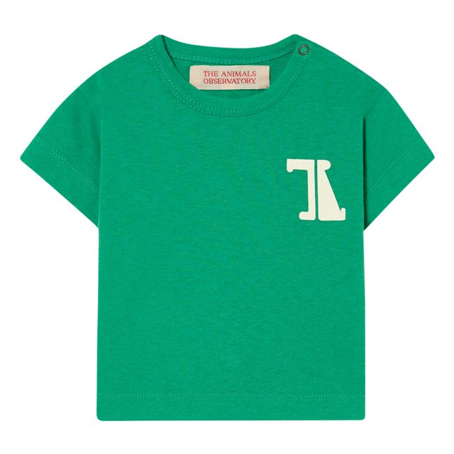 T-Shirt Rooster Logo | Grün