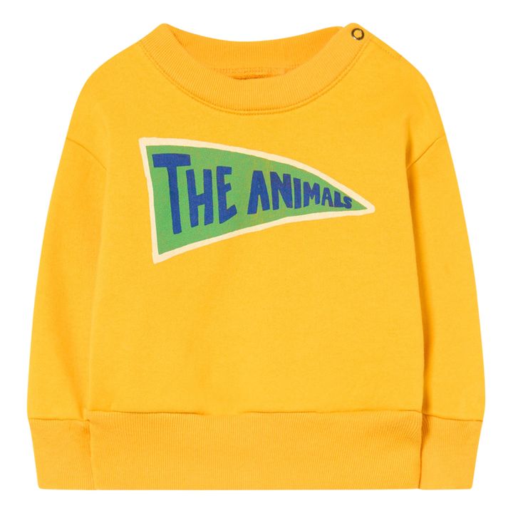 Bear Logo Sweatshirt | Mustard- Product image n°0