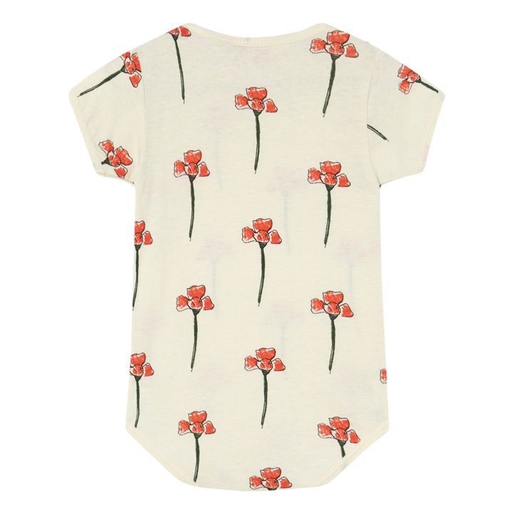 Chimpanzee Flower Print Babygrow | Crudo- Imagen del producto n°1