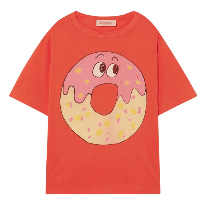 Donuts Rooster Oversize T-Shirt | Rojo- Imagen del producto n°0