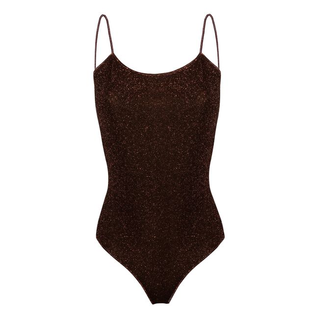 Lumière One Piece Swimsuit | Chocolate