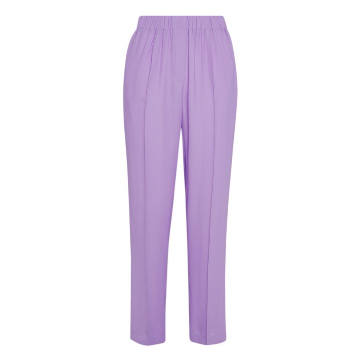 Georgette Double Elastic Trousers | Violeta- Imagen del producto n°0