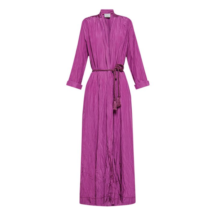 Chic Crumpled Taffeta Dress | Malva- Imagen del producto n°0