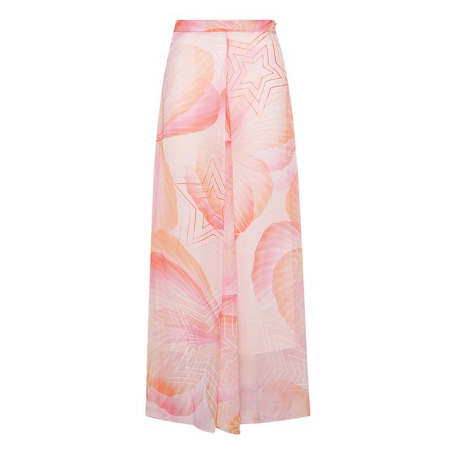 Silk Chiffon Printed  Skirt "Dream" | Rosa