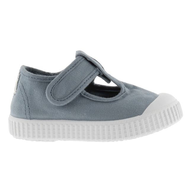 Sandalia Tira Lone Velcro Sneakers | Light blue