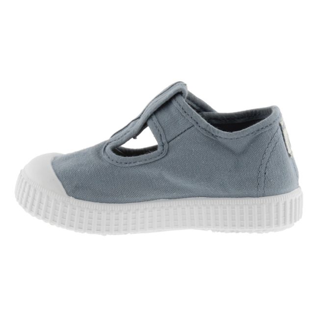 Sandalia Tira Lone Velcro Sneakers | Azzurro