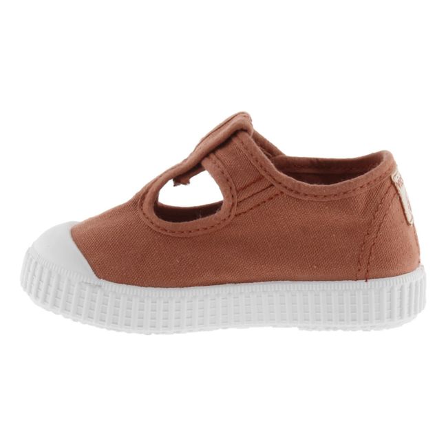 Baskets Scratchs Sandalia Tira Lone | Ocre