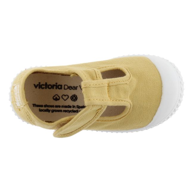 Baskets Scratchs Sandalia Tira Lone | Jaune
