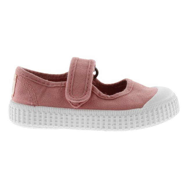 Mercedes Tira Lona Velcro Sneakers | Sand