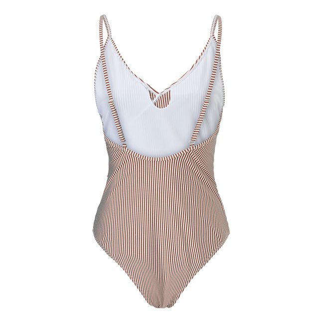 Maillot 1 Pièces Striba Bly Frill | Chocolate