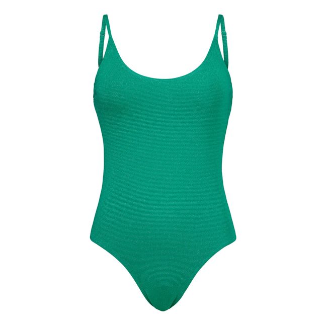 Bañador metalizado Shobi Bara | Verde