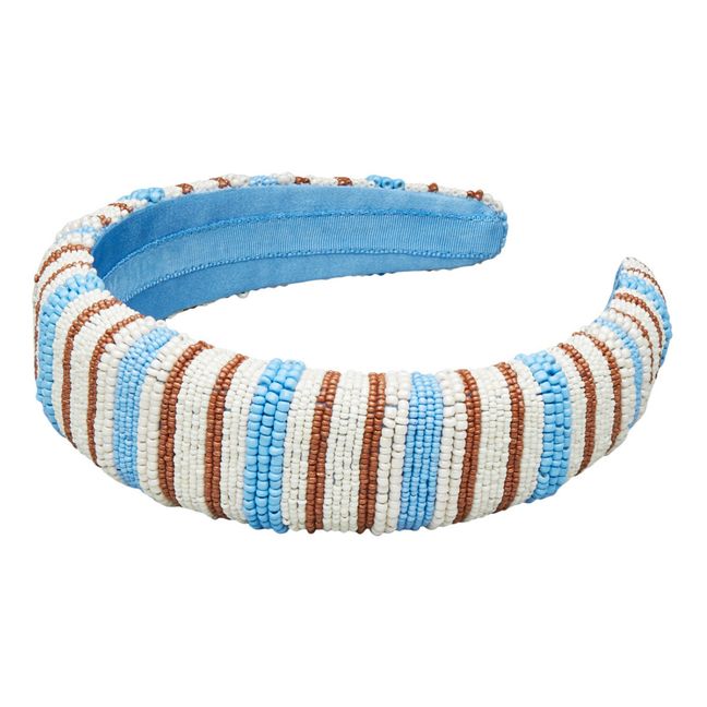 Cerchietto con perline Alohi | Blu