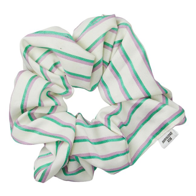 Stripila Striped Scrunchie | Verde