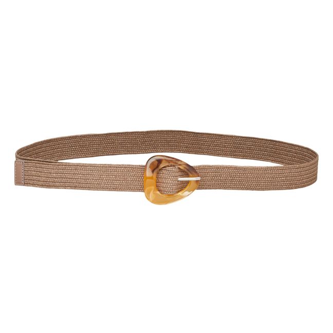 Ceinture Raphia Solid Thea | Beige