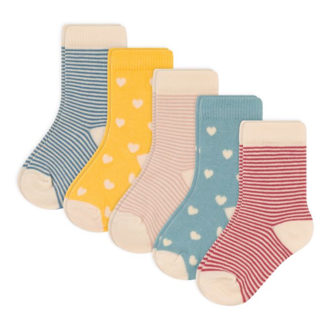 Lot 5 paires de Chaussettes Jersey | Bleu