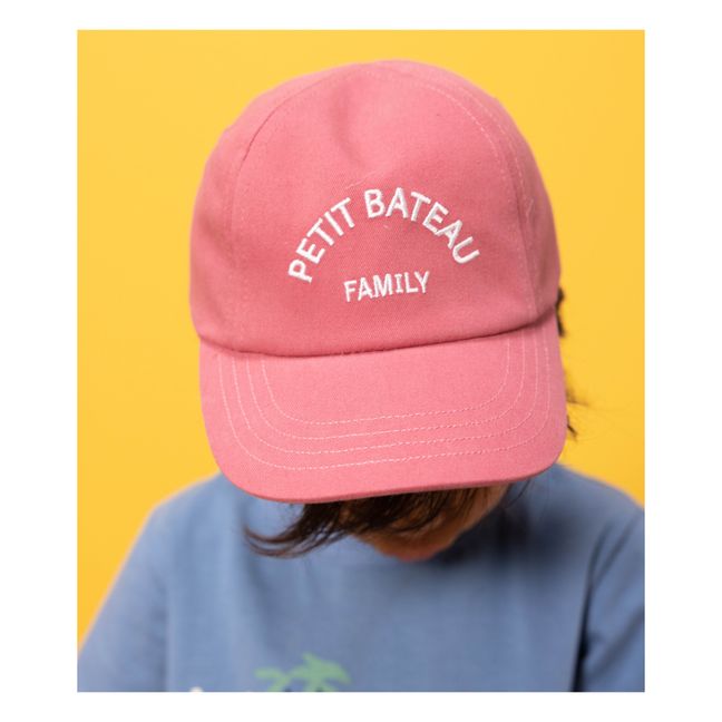 Canvas Embroidered Cap | Rosa