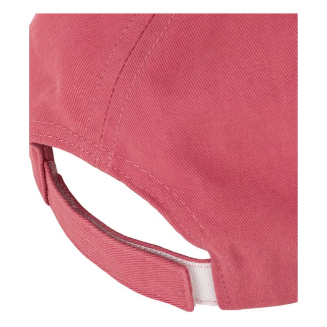 Casquette Brodée en Toile | Rose