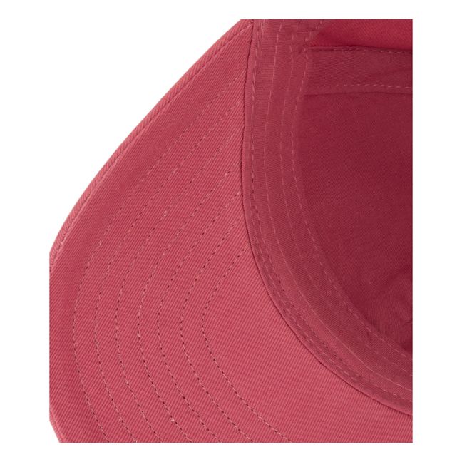 Casquette Brodée en Toile | Rose