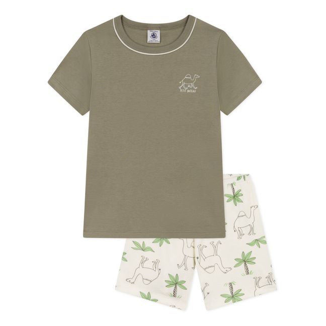 Pyjacourt Dromadaires Coton Bio | Khaki