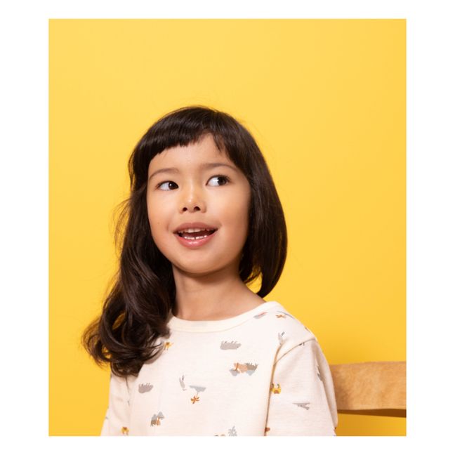Footless Organic Cotton Animal Pyjamas | Seidenfarben