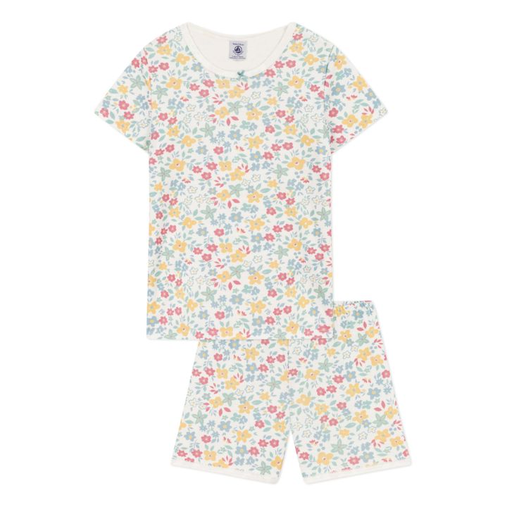 Organic Cotton Floral Short Pajamas | Crudo- Imagen del producto n°0