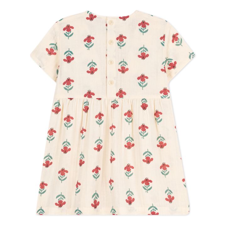 Cotton Gauze Short Sleeve Dress | Crudo- Imagen del producto n°2