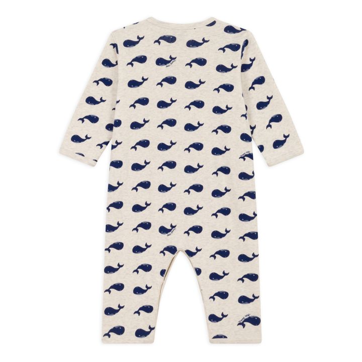 Pijama sin pies de algodón orgánico Dors Bien | Beige- Imagen del producto n°2