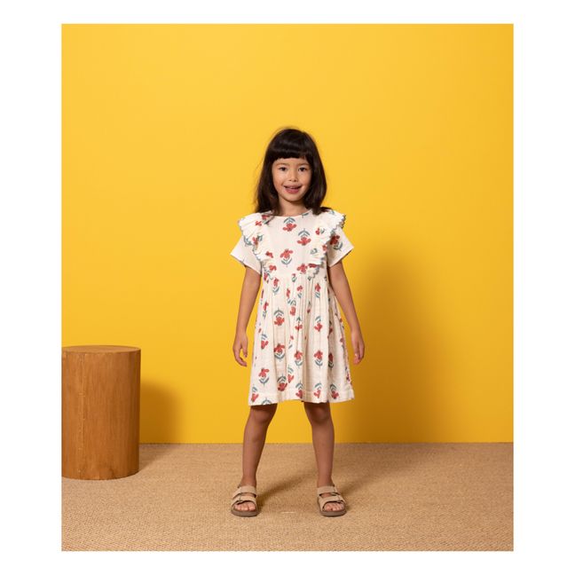 Cotton Gauze Floral Dress | Crudo