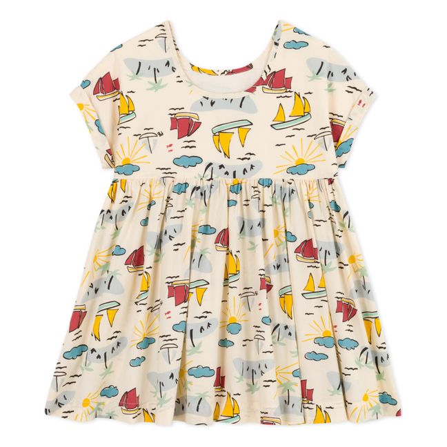 Poplin Short Sleeve Dress | Crudo