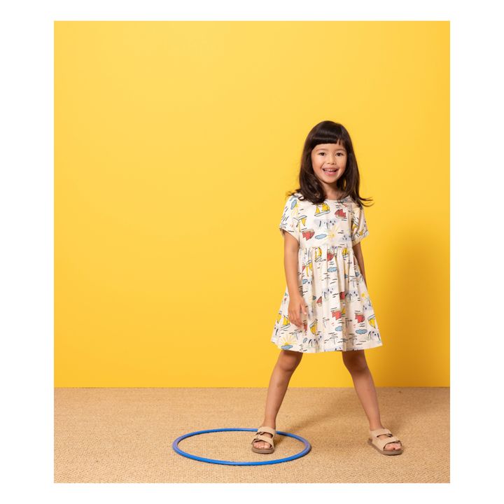 Poplin Short Sleeve Dress | Crudo- Imagen del producto n°1