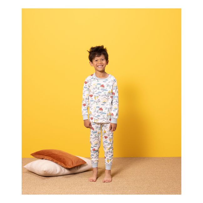 Organic Cotton Explorer Pyjamas | Hellblau