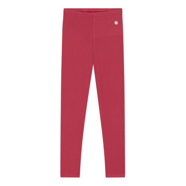 Legging en Jersey Elasthanne Coton Bio | Rouge