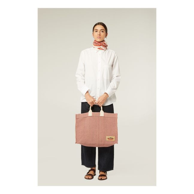 N°39 Cotton and Jute Shopping bag | Terracotta