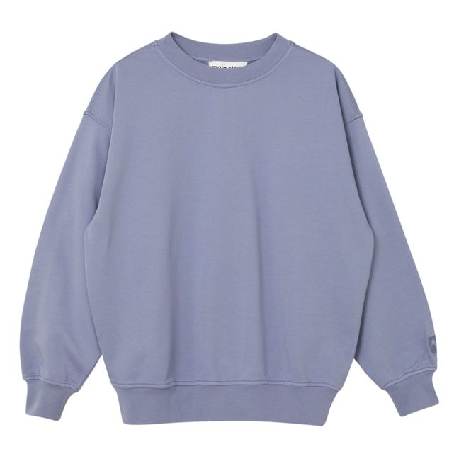 Sweatshirt uni Bio-Baumwolle | Violett