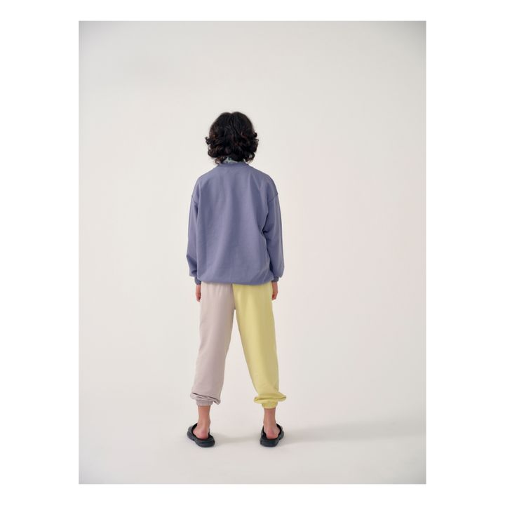 Sweatshirt uni Bio-Baumwolle | Violett- Produktbild Nr. 3