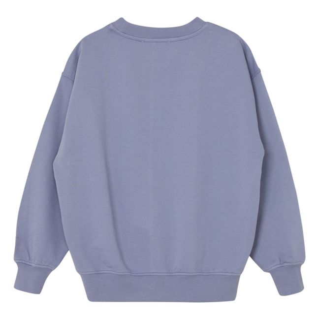 Organic Cotton Sweatshirt | Purple
