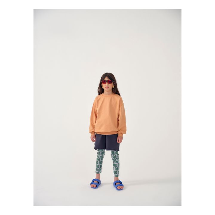 Sweatshirt uni Bio-Baumwolle | Orange- Produktbild Nr. 1