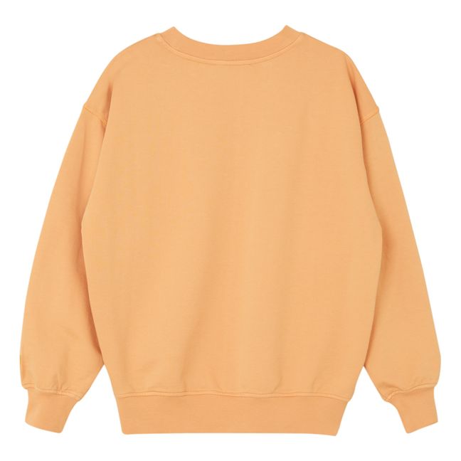Sweatshirt uni Bio-Baumwolle | Orange