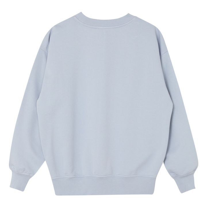 Sweatshirt Logo Bio-Baumwolle | Graublau- Produktbild Nr. 3