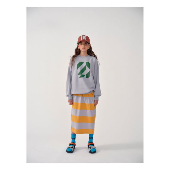 Sweatshirt Logo Bio-Baumwolle | Hellgrau