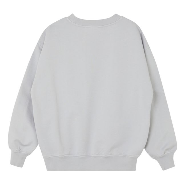 Organic Cotton Logo Sweatshirt | Hellgrau