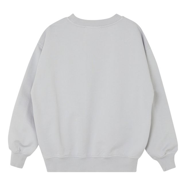 Sweat Logo Coton Bio | Gris clair