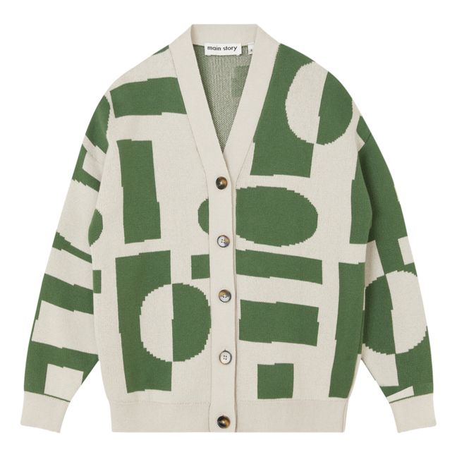 Cardigan Jacquard | Ecru