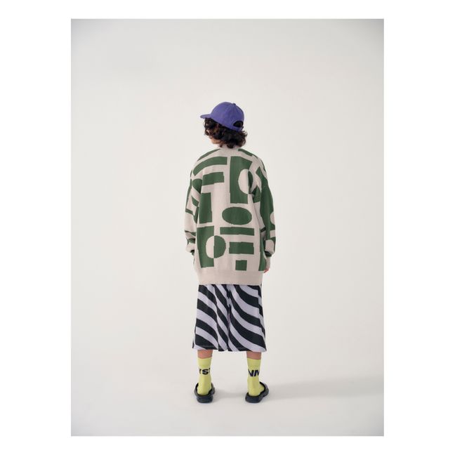 Cardigan Jacquard | Ecru