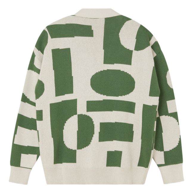 Cardigan Jacquard | Ecru