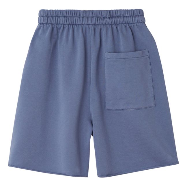 Pantalones cortos de algodón orgánico Skate | Azul