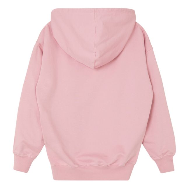 Organic Cotton Logo Hoodie | Pink