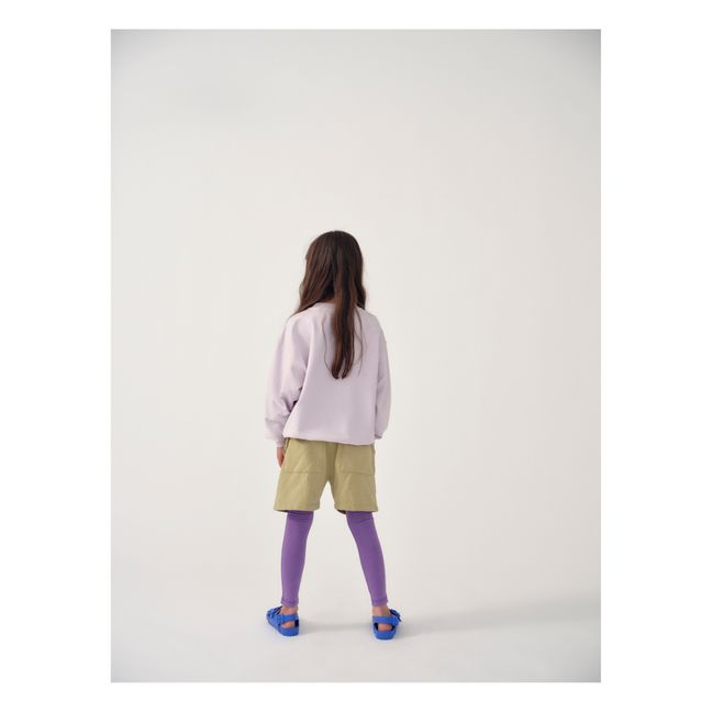 Legging Uni Coton Bio | Violet